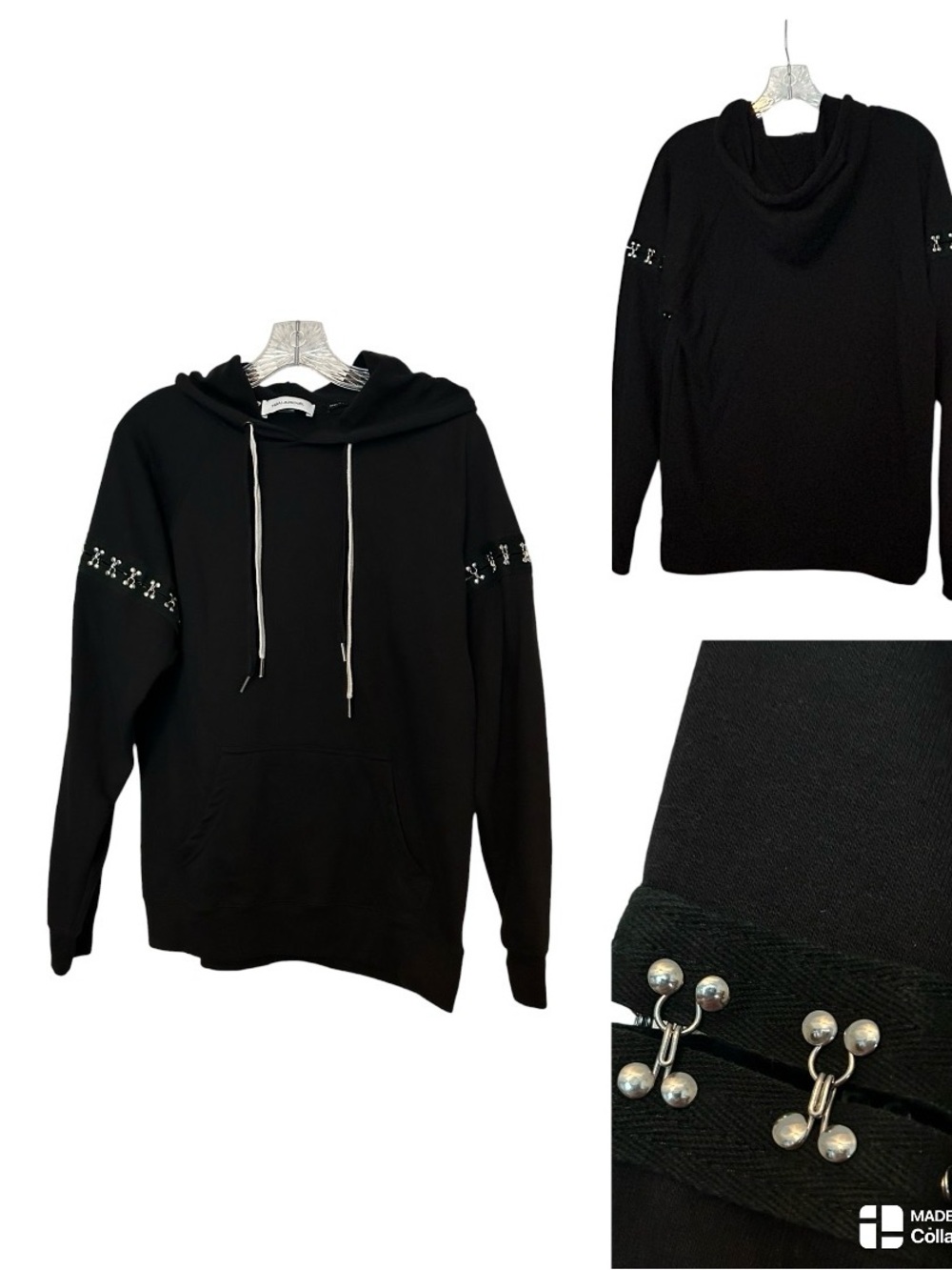 Yigal Azrouel eye hook hoodie